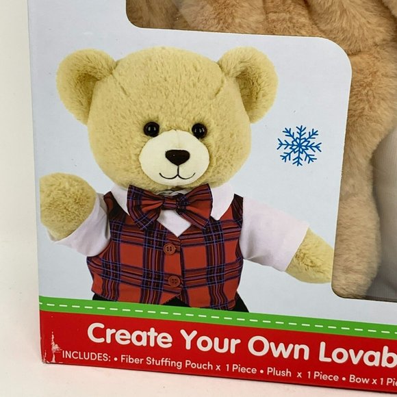 BUILD-A-BEAR Create Your Own Lovable Huggable Friends Bear Plush - Picture 2 of 3